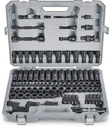 MAXIMUM Professional Grade Impact Socket Set, 150-pc, SAE / Metric, CRMO