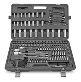 MAXIMUM Professional Grade Socket Set, 224-pc, CRV, Nickel-Chrome Plating