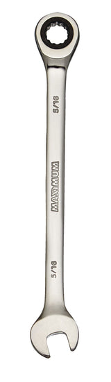 MAXIMUM Ratcheting Wrench, Assorted Sizes, SAE