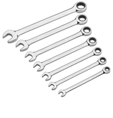MAXIMUM Ratcheting Wrench Set, SAE, Nickel-Chrome Plating, 7-pc image 6