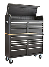 MAXIMUM Tool Storage Cabinet, Built-In Power Bar with USB, 9-Drawer, 56-in, Matte Black image 4
