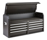 MAXIMUM Tool Storage Chest, Built-In Power Bar with USB, 8-Drawer, 56-in, Matte Black