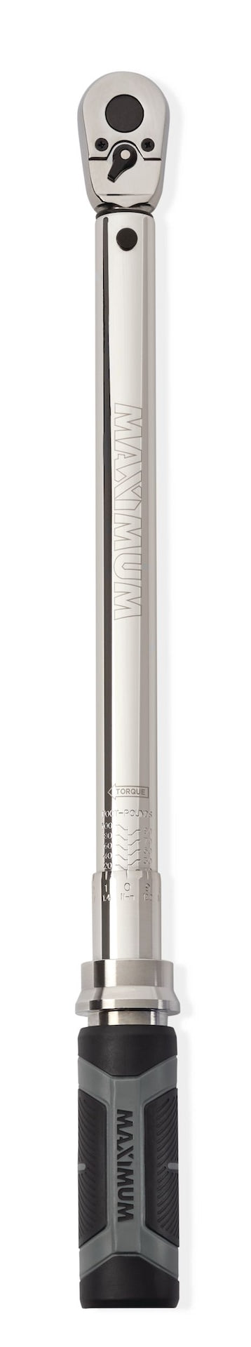 MAXIMUM Torque Wrench, 3/8-in Drive, 20-100 ft-lb