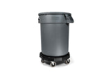 MAXIMUM Universal Commercial Heavy-Duty Resin Garbage Can Dolly, Black image 4
