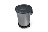 MAXIMUM Universal Commercial Heavy-Duty Resin Garbage Can Dolly, Black image 8