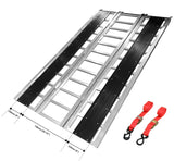 MaxWorks Aluminum Tri-Panel Folding Aluminum Loading Ramp, Non-Slip & Stable Base, 85 x 54-in, 1500-lb image 7