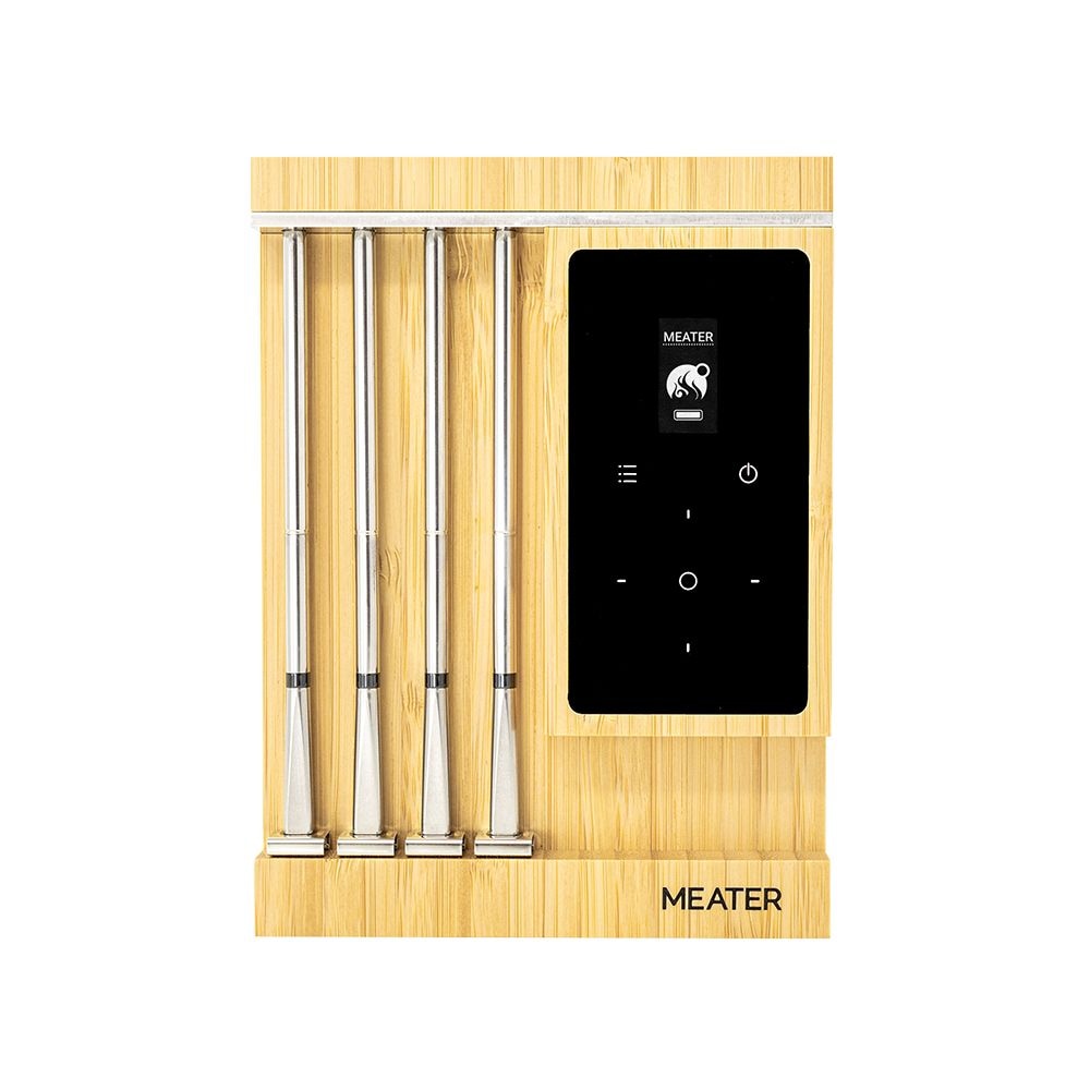 MEATER Pro XL Block 4-Probe Wi-Fi Smart Meat Thermometer, Dishwasher/Oven Safe
