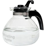 Medelco 1.4L Glass Whistling Stovetop Kettle, Dishwasher Safe image 2