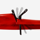 Mega Blitz Kids' 1-Person Plastic Winter Snow Sled/Toboggan with Brakes & Tow Rope image 4