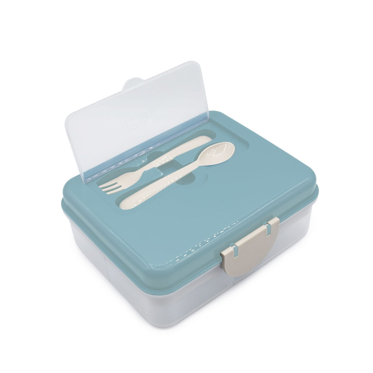melii Two-Tiered Bento Food Storage Container, Sage Mint