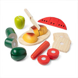 Melissa & Doug Wooden Cutting Food Playset, Ages 3+ image 2