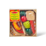 Melissa & Doug Wooden Cutting Food Playset, Ages 3+ image 3