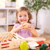 Melissa & Doug Wooden Cutting Food Playset, Ages 3+ image 6
