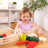 Melissa & Doug Wooden Cutting Food Playset, Ages 3+ image 7