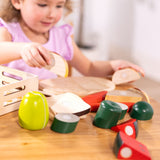 Melissa & Doug Wooden Cutting Food Playset, Ages 3+ image 8