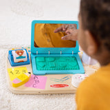 Melissa & Doug Wooden Work & Play Desktop image 4