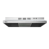 Midea Basic 200 CFM Under the Cabinet Kitchen Exhaust Fan Range Hood, Stainless Steel, 30-in image 4