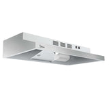 Midea Basic 200 CFM Under the Cabinet Kitchen Exhaust Fan Range Hood, Stainless Steel, 30-in image 5