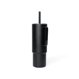 MiiR Stainless Steel Insulated All Day Straw Cup with Handle, Black, 32-oz