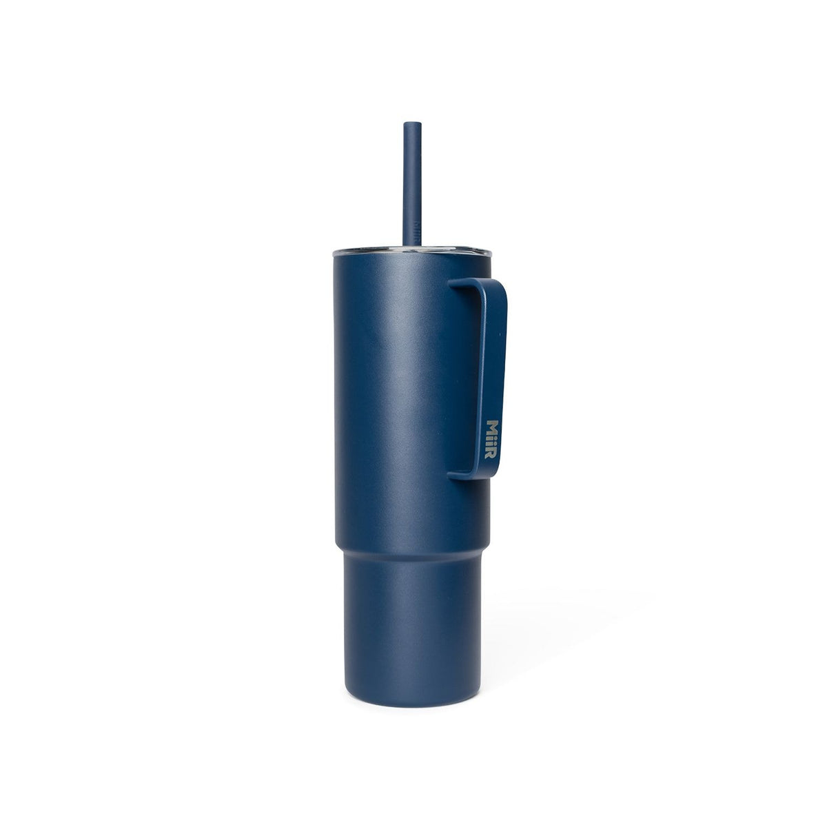 MiiR Stainless Steel Insulated All Day Straw Cup with Handle, Tidal Blue, 32-oz