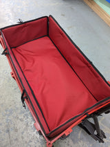 Millside Industries All-Season Foam Padded Seat Cushion & Side Pads For Convertible Wagon Sleigh/Sled, Red image 4