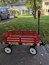 Millside Industries Express Kids' Convertible Wooden Wagon Sleigh/Sled For All Seasons, Ages 3+ image 3