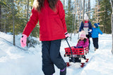 Millside Industries Express Kids' Convertible Wooden Wagon Sleigh/Sled For All Seasons, Ages 3+ image 4