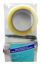 Mini Moving Kit with Box Cutter, Marker, Clear Packing Tape, Tape Gun & Box ID Labels image 2