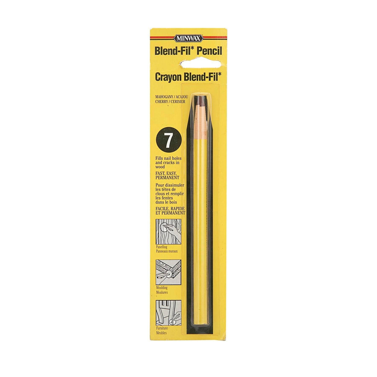 Minwax Crayon Blend-Fil Wood Pencil, Mahogany