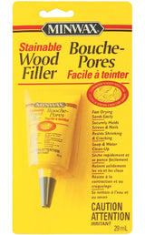 Minwax Stainable Interior/Exterior Wood Filler, Latex-Based, 29-mL