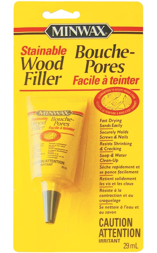 Minwax Stainable Interior/Exterior Wood Filler, Latex-Based, 29-mL