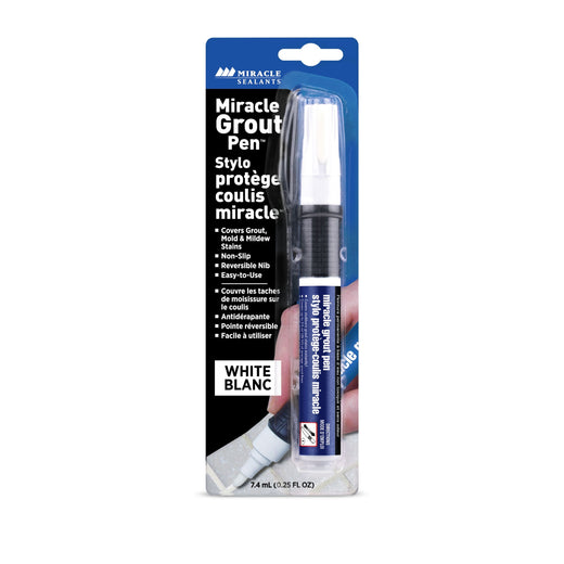 Miracle Sealant Non-Slip Grout Pen, White, 7.4-mL