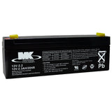 MK Battery 12-Volt 2.3 Ah SLA Battery, F1 Terminal