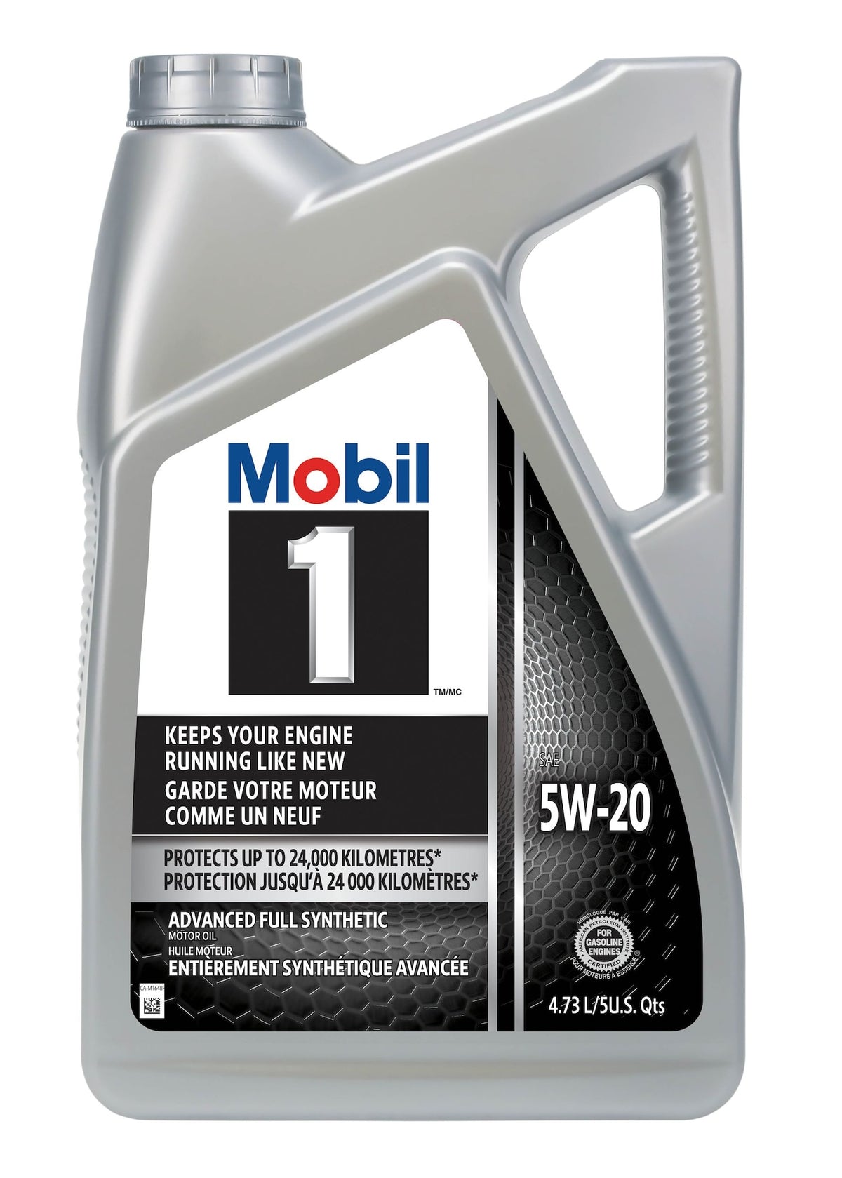 Mobil 1 5W20 Synthetic Engine/Motor Oil, 4.73-L