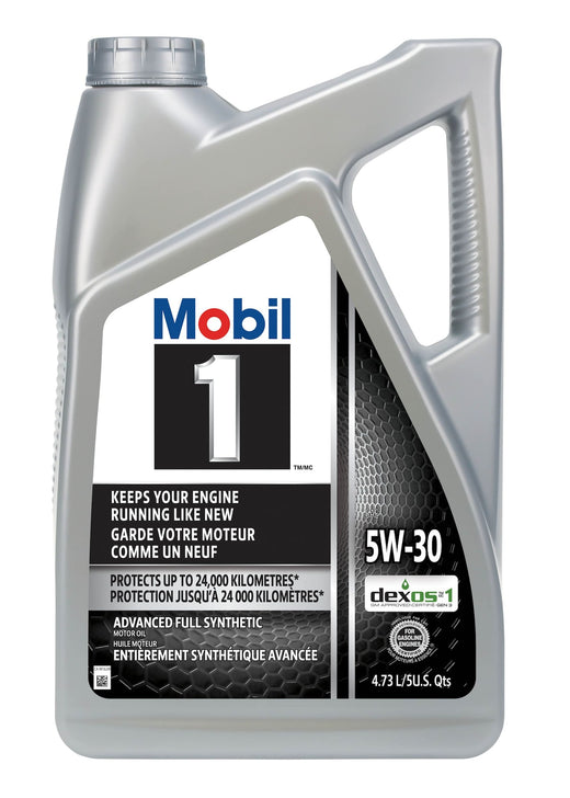 Mobil 1 5W30 Synthetic Engine/Motor Oil, 4.73-L