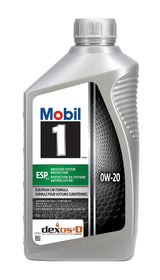 Mobil 1 ESP Emission System Protection X2 Advanced Fuel Economy 0W20 Synthetic Engine/Motor Oil, 946-mL