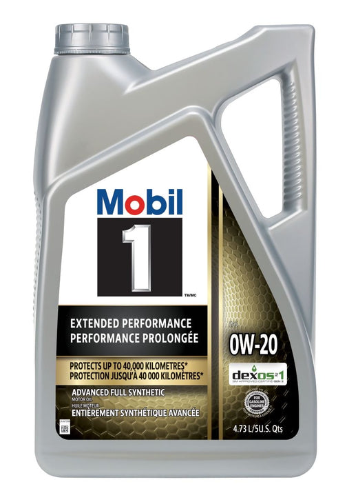 Mobil 1 Extended Performance 0W20 Synthetic Engine/Motor Oil, 4.73-L