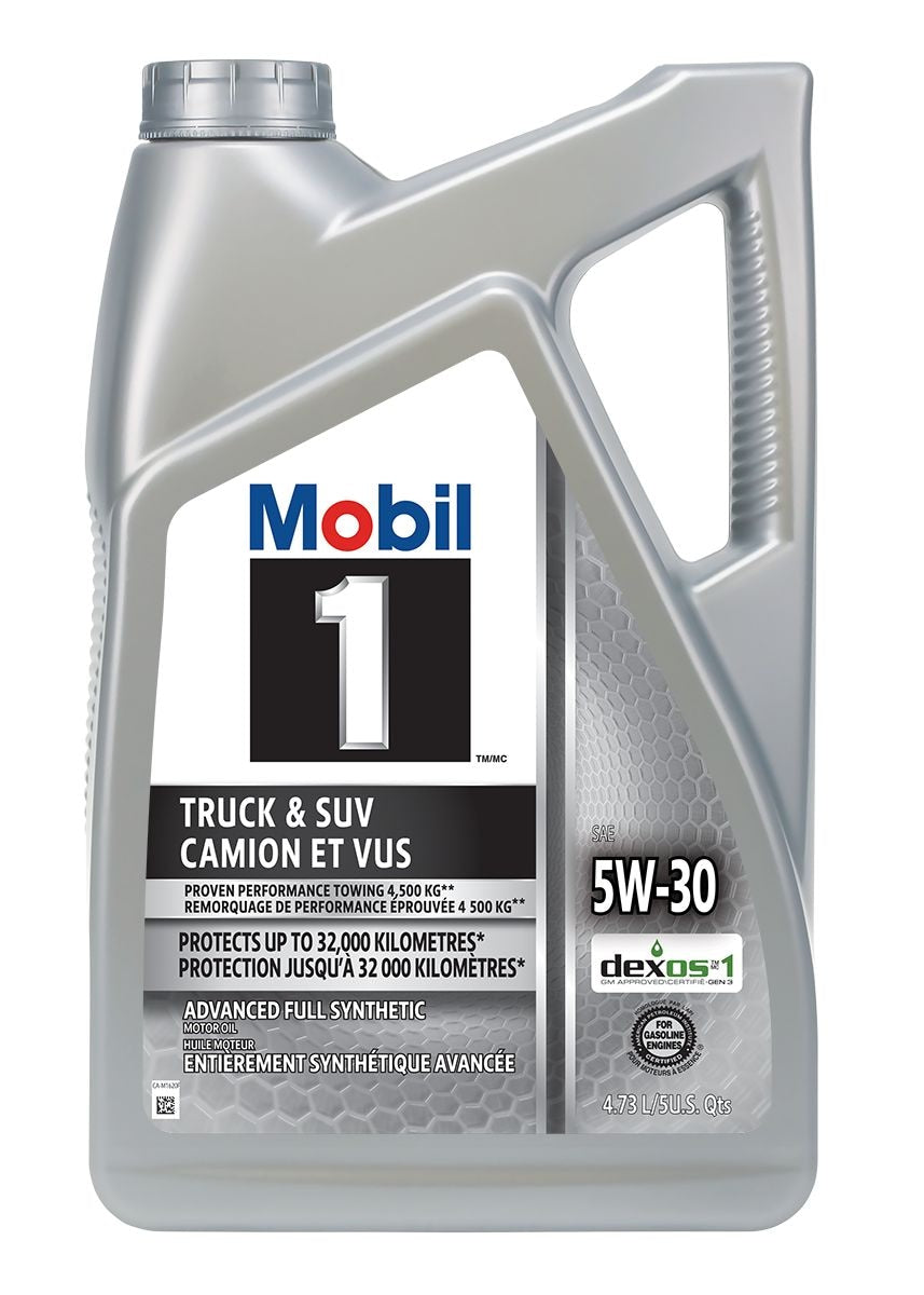 Mobil 1 Truck & SUV 5W30 Synthetic Engine/Motor Oil, 4.73-L