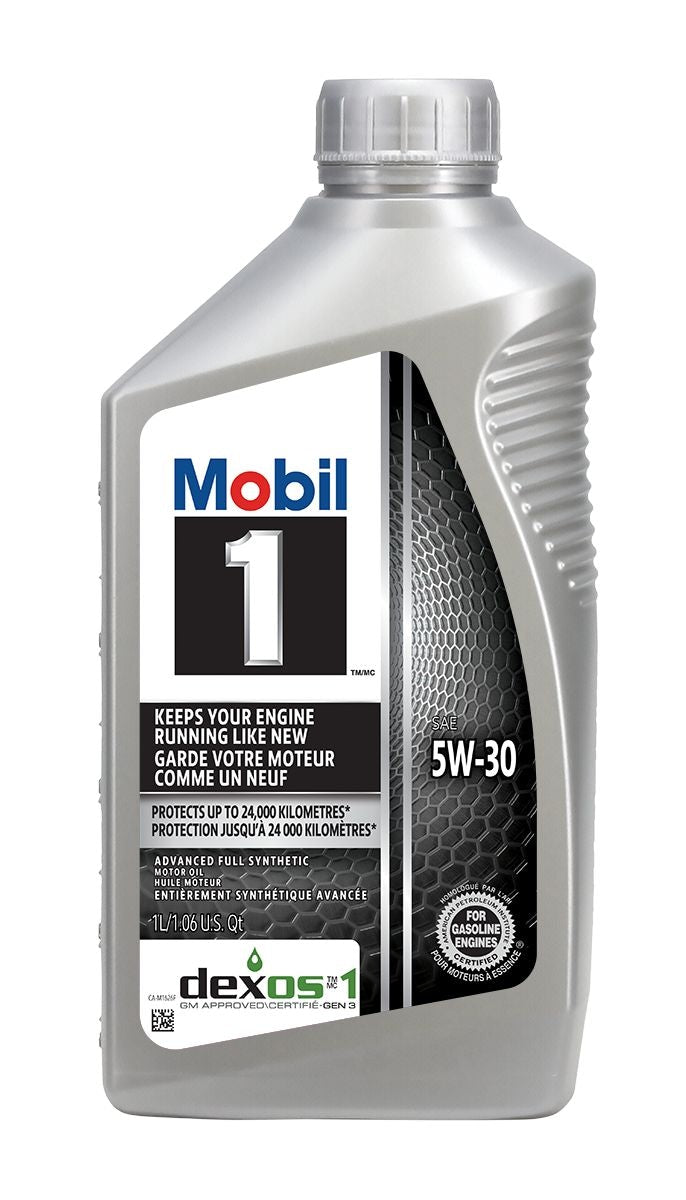 Mobil 15W30 Synthetic Engine/Motor Oil, 1-L