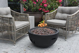 Modeno Jefferson Outdoor Gas-Fueled Fire Bowl with PVC Cover, 40,000 BTUs, 26 x 26 x 13-in image 3