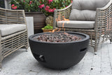 Modeno Jefferson Outdoor Gas-Fueled Fire Bowl with PVC Cover, 40,000 BTUs, 26 x 26 x 13-in image 4