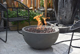 Modeno Nantucket Round Propane-Fueled Fire Bowl with Lava Rock & Canvas Cover, 40,000 BTUs, 14-in image 8
