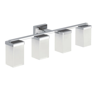 Moen 90-Degree Vanity Lighting Fixture, Chrome, 4-L