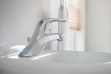 Moen Adler Single Handle Bathroom Faucet, Chrome image 7