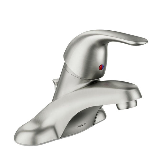 Moen Adler Single Handle Bathroom Faucet, Spot Resist Brushed Nickel
