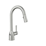 Moen Adler Single Handle Kitchen Faucet with Motionsense, Spot Resist Stainless image 4