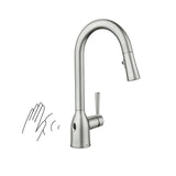 Moen Adler Single Handle Kitchen Faucet with Motionsense, Spot Resist Stainless image 5