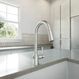 Moen Adler Single Handle Kitchen Faucet with Motionsense, Spot Resist Stainless image 6