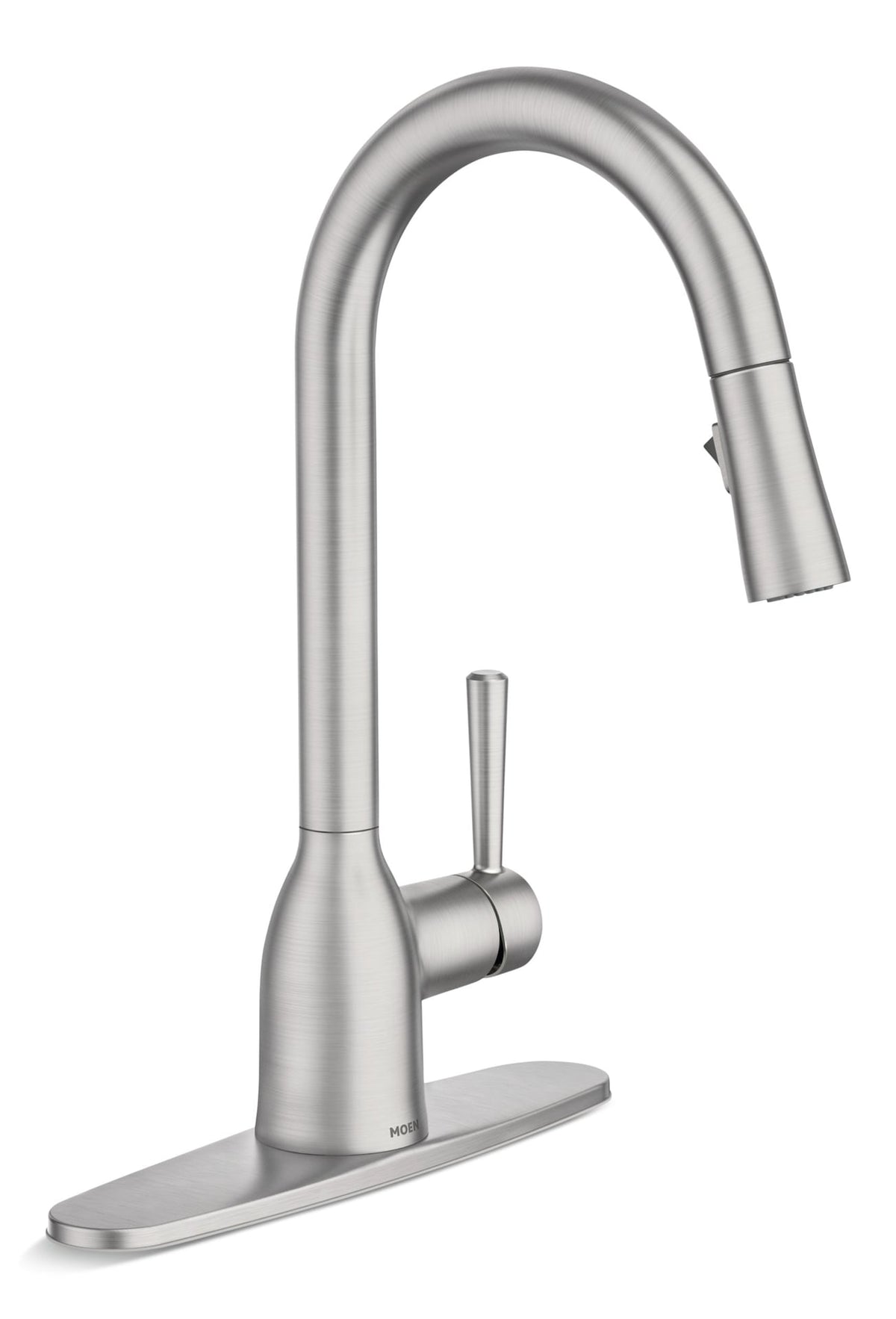 Moen Adler Single Handle Pulldown Kitchen Faucet, Spot Resist Stainless