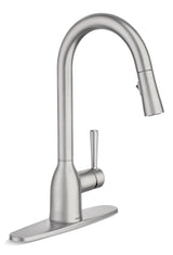 Moen Adler Single Handle Pulldown Kitchen Faucet, Spot Resist Stainless